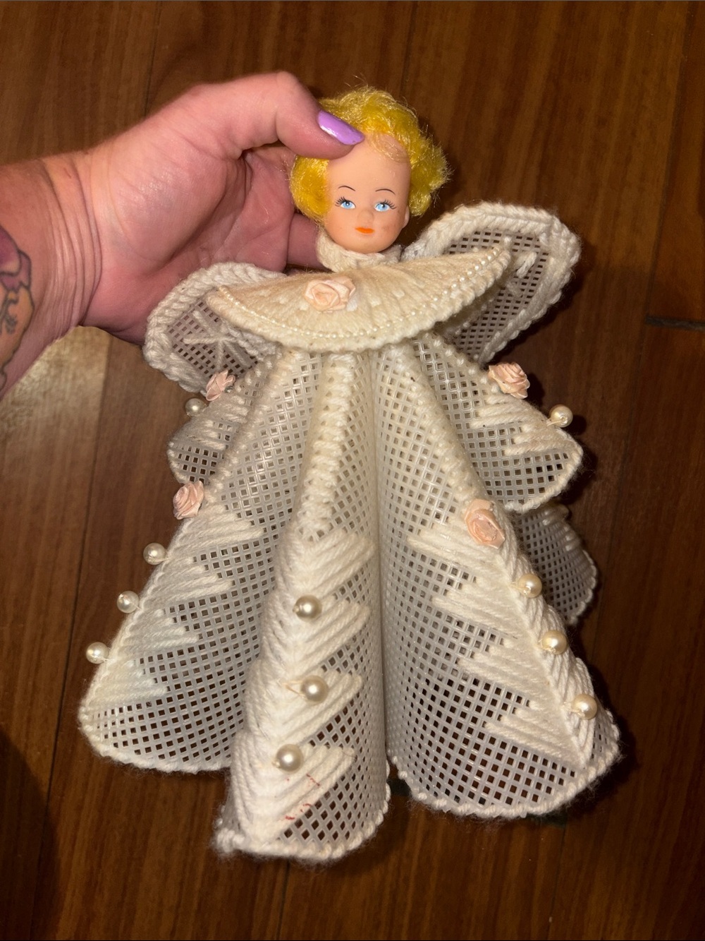 Vintage Barbie angel tree topper maybe